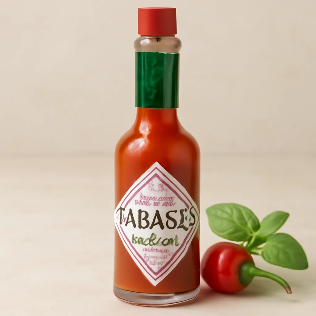 Tabasco hot sauce