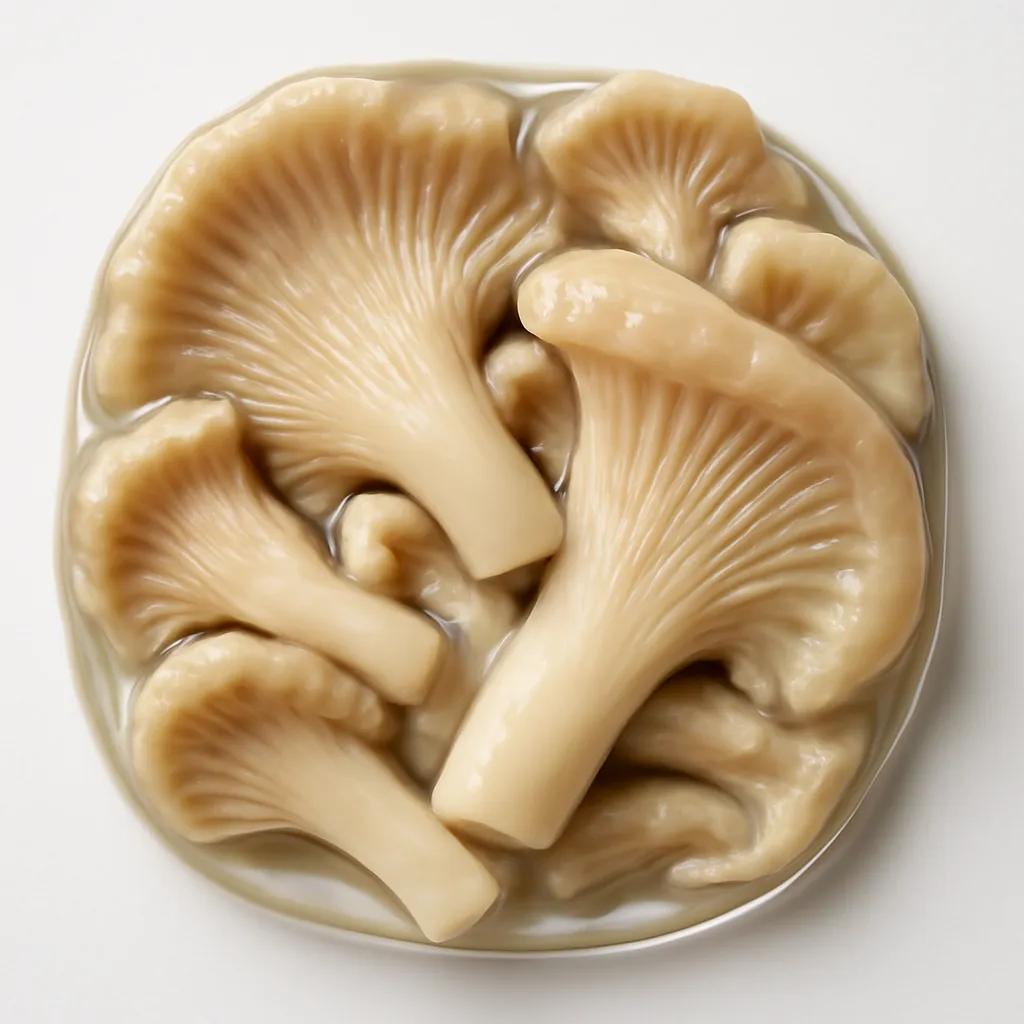 Oyster mushroom in brine