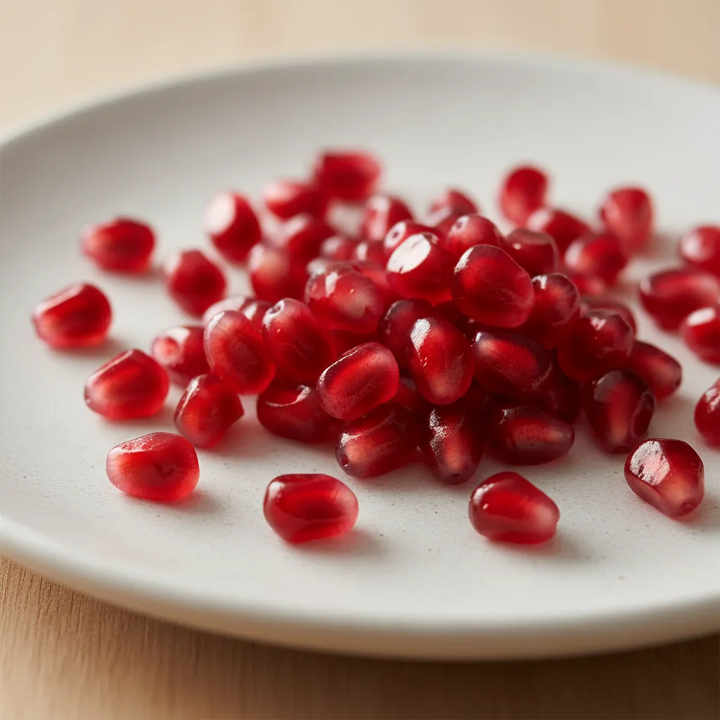 Pomegranate seeds (for decoration)