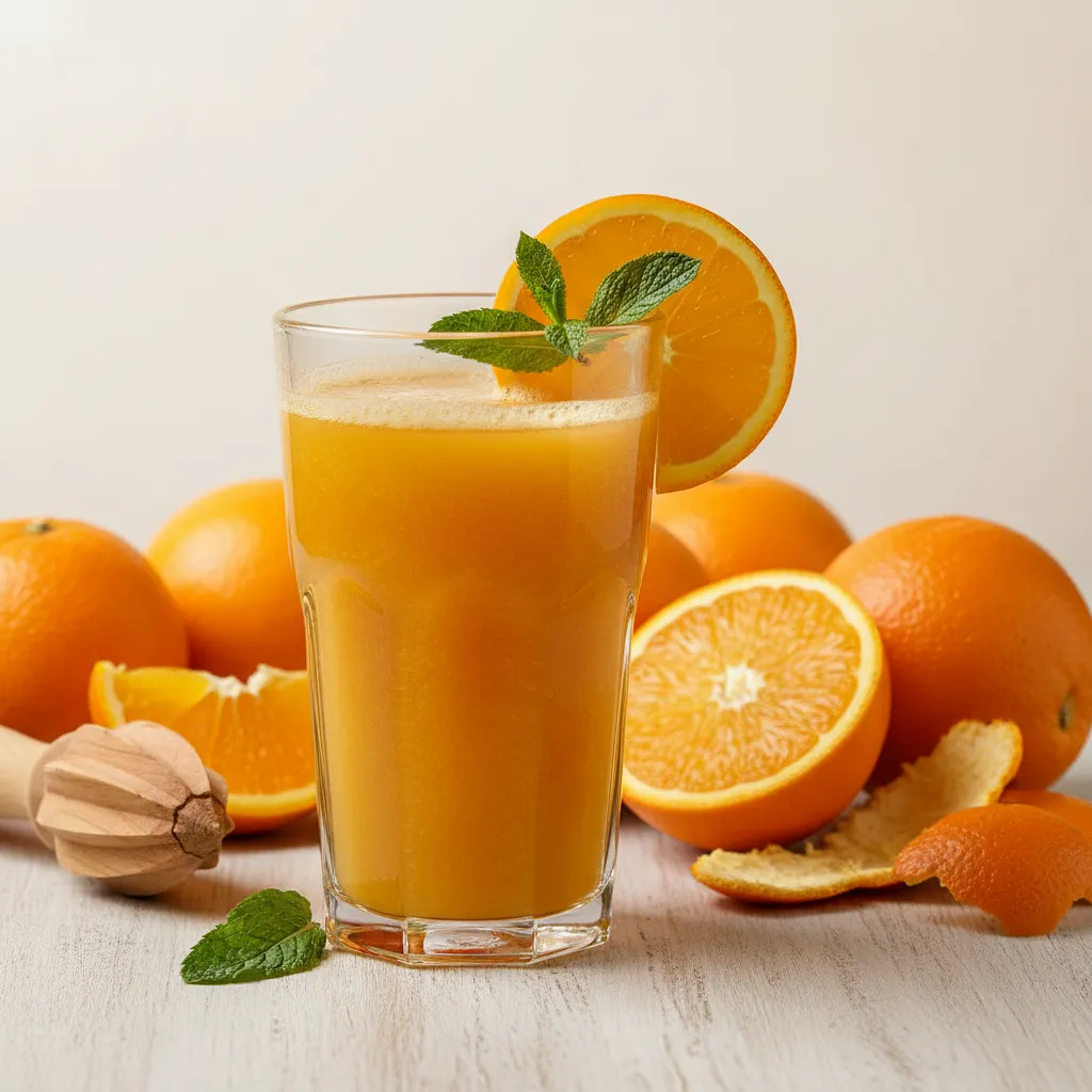 Fresh orange juice