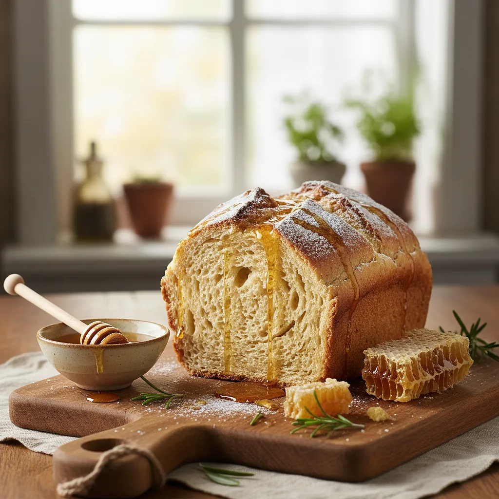 Fluffy gluten-free bread with a hint of honey - photo 1