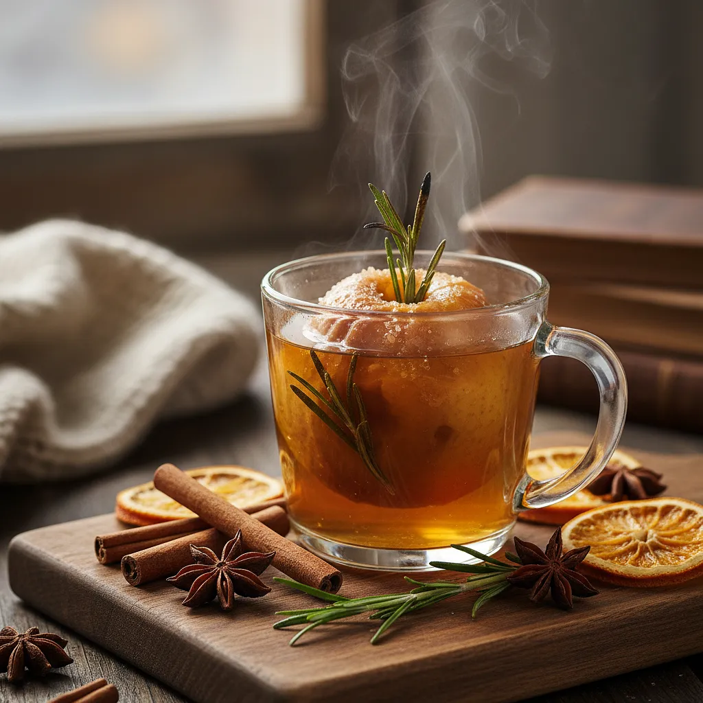 Autumn Spiced Tea with Roasted Apple and Rosemary - photo 1