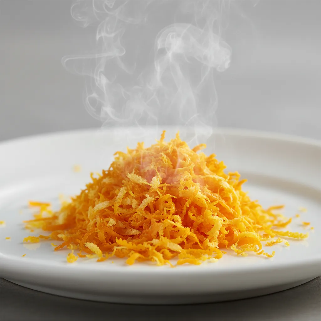 Freshly grated orange zest
