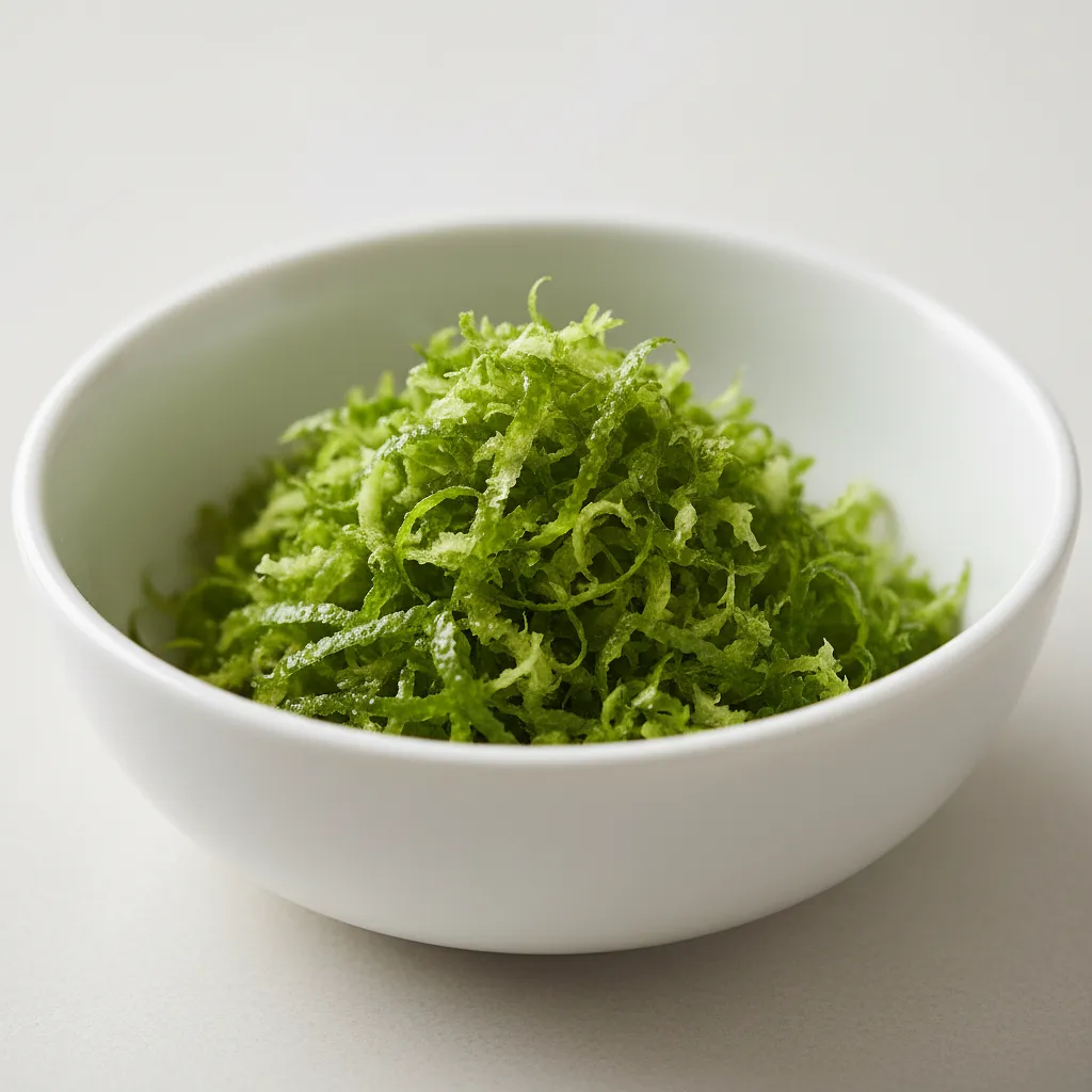 Lime zest (grated)