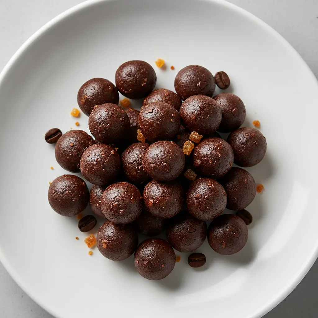 Chocolate coffee balls (optional)
