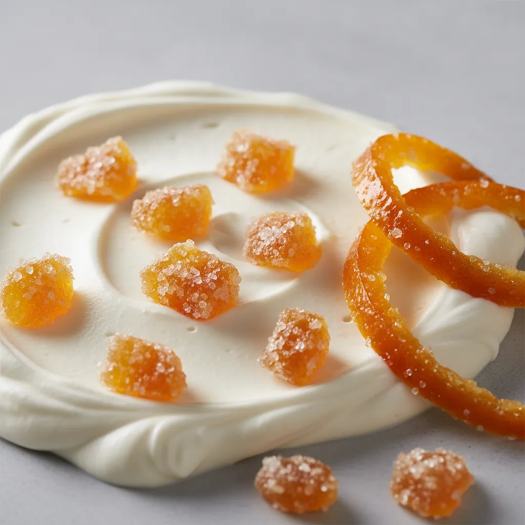 Candied orange peel (optional)