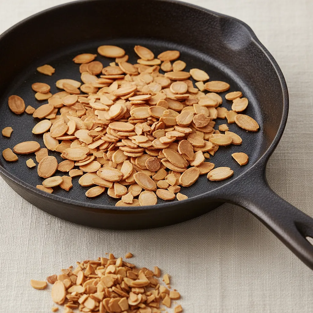 Blanched almonds (chopped)