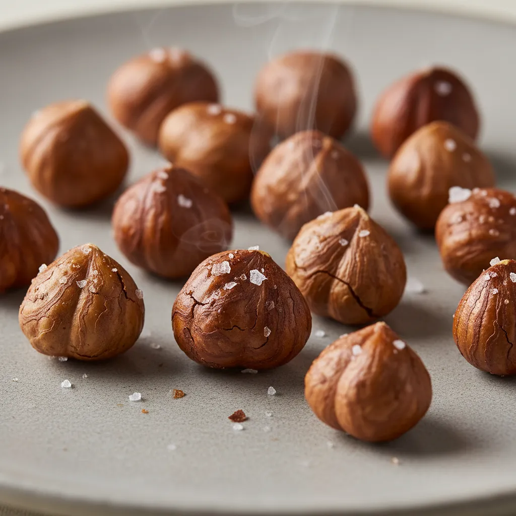 Roasted hazelnuts