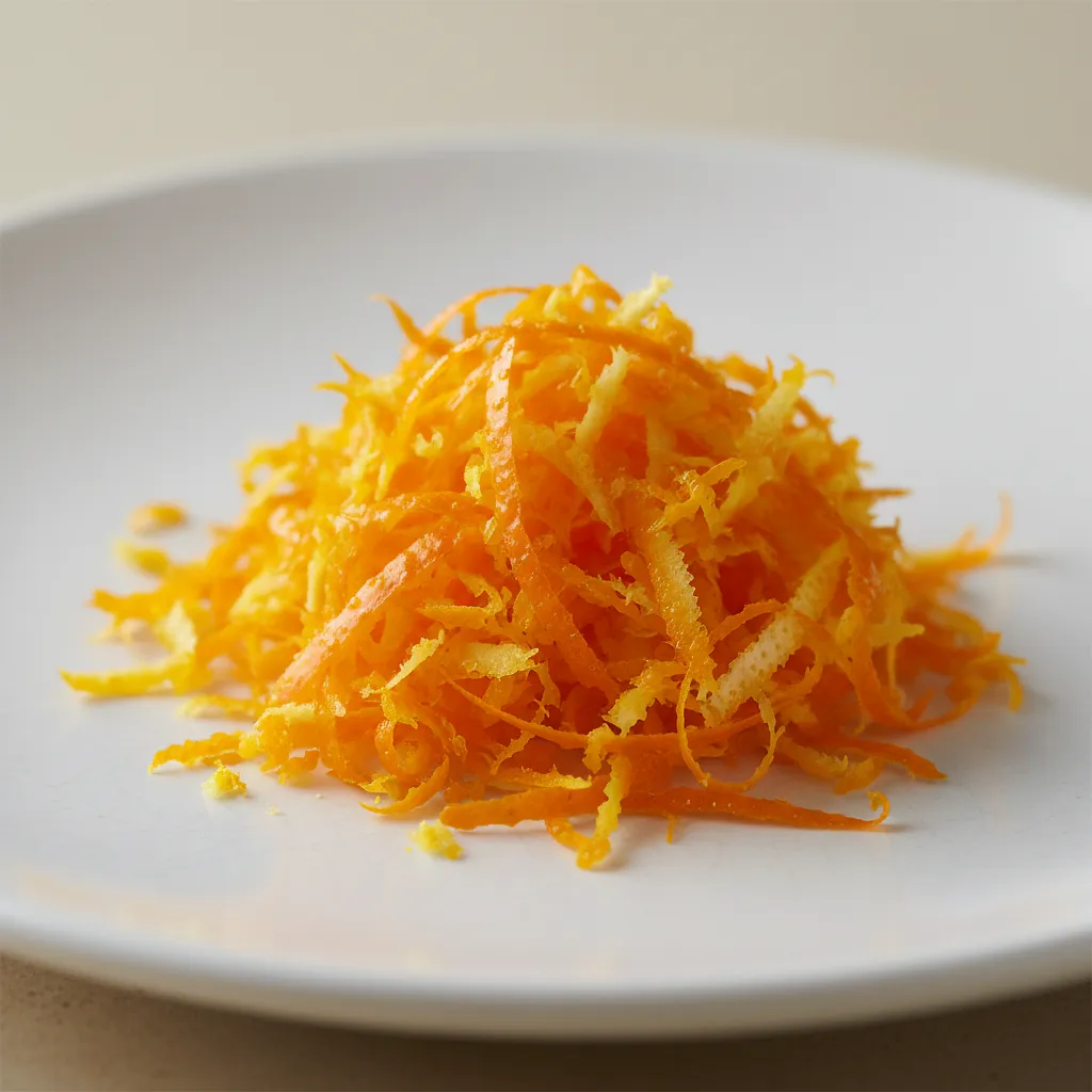 Orange zest (from fresh orange)