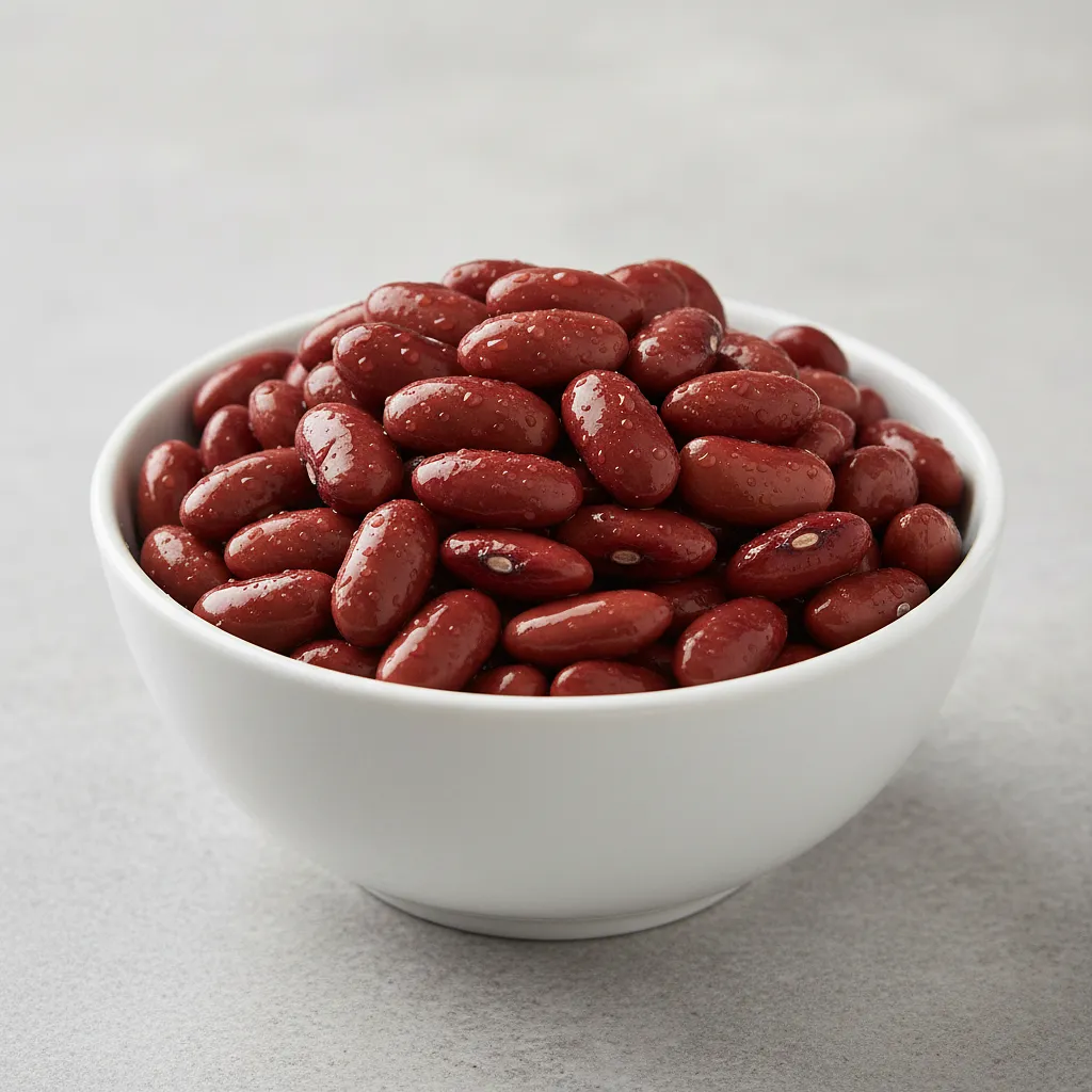 Czerwona fasola z puszki odsączona