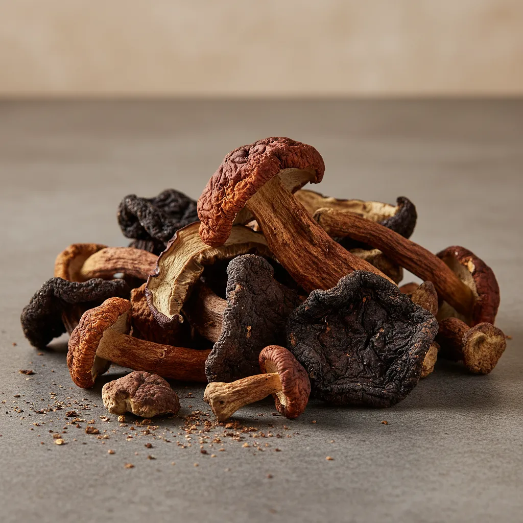 Dried mushrooms (mix of porcini and boletus)