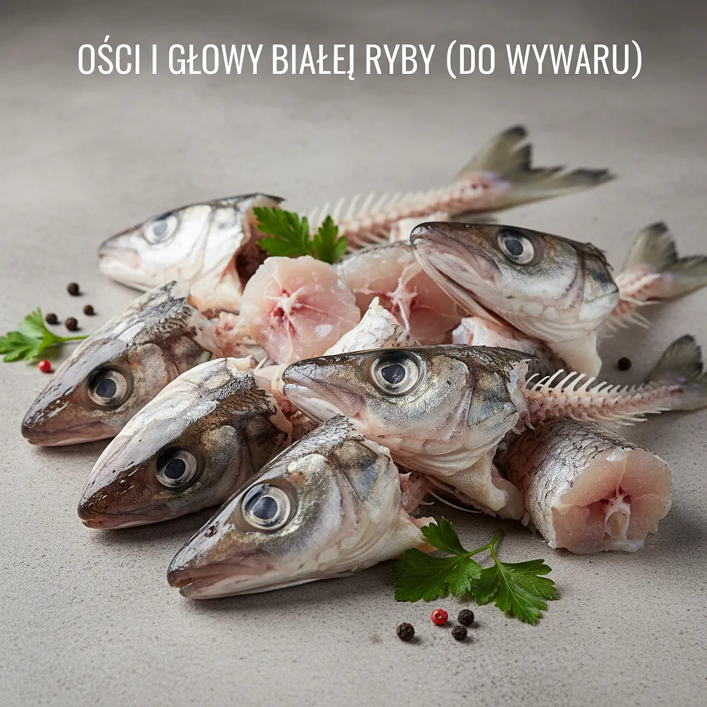 Bones and heads of white fish (for stock)