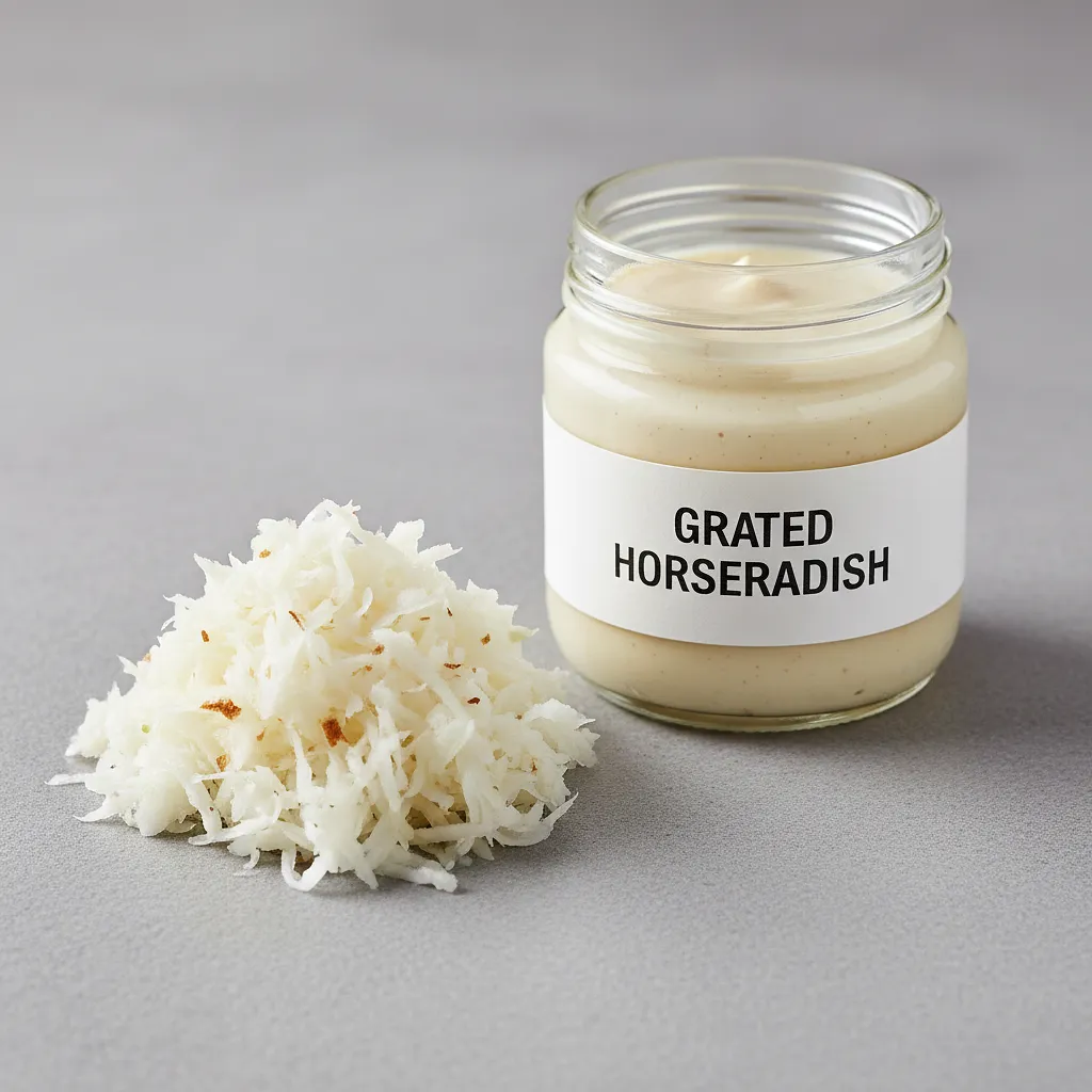Grated horseradish (optional, for serving)