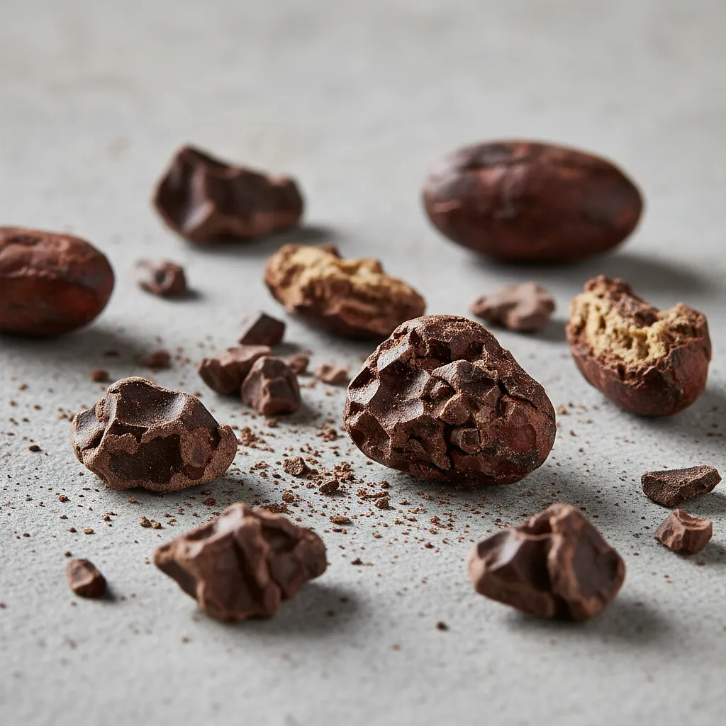 Cocoa nibs (for coating)