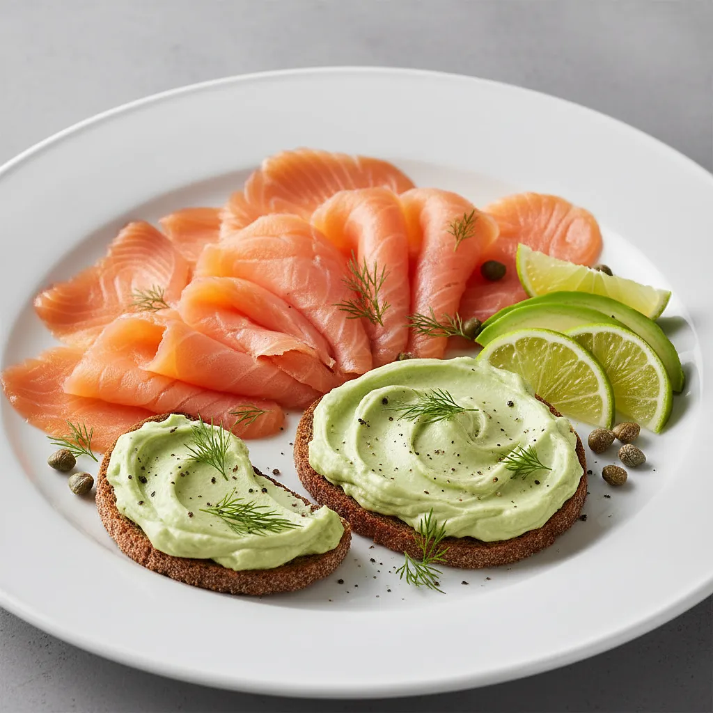 Smoked salmon (optional)