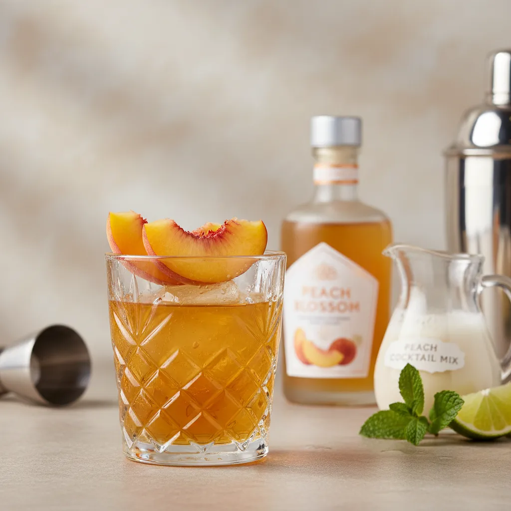 Peach schnapps (optional)