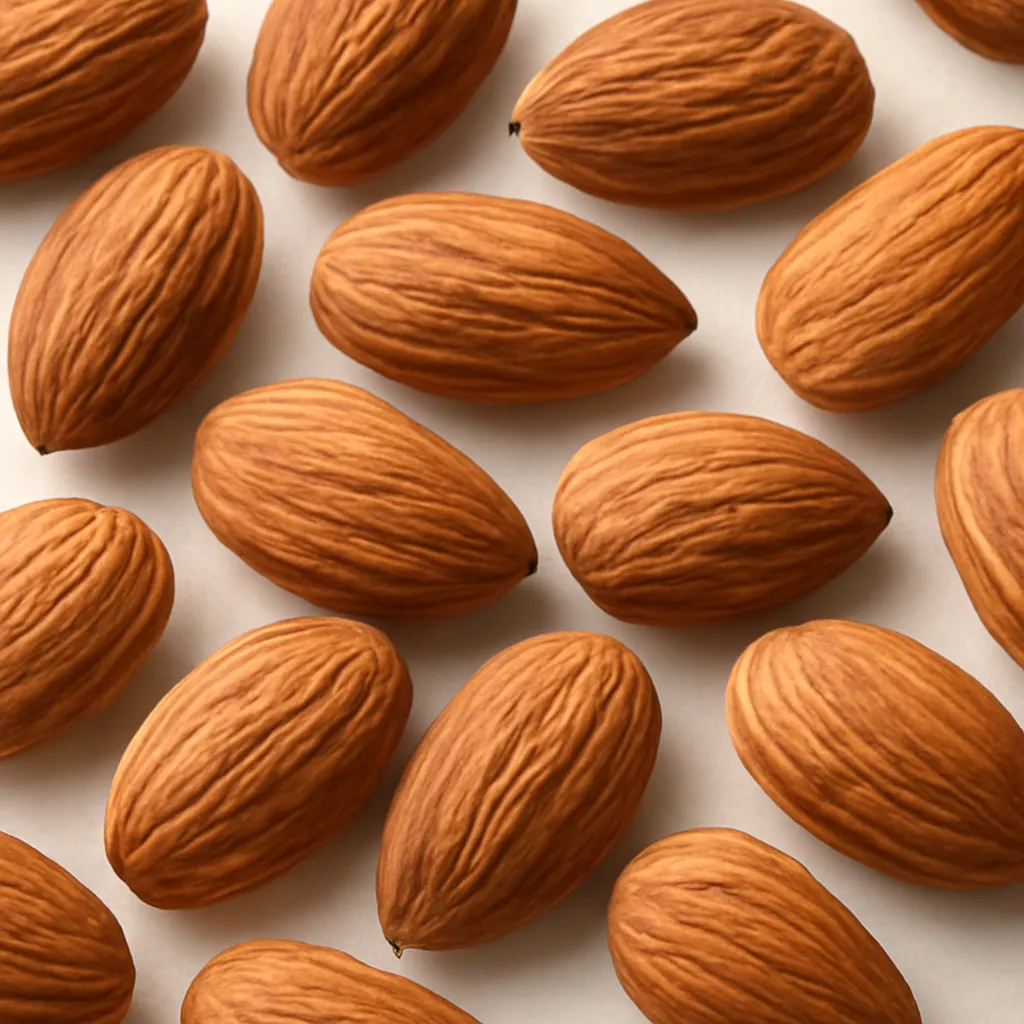 Whole almonds