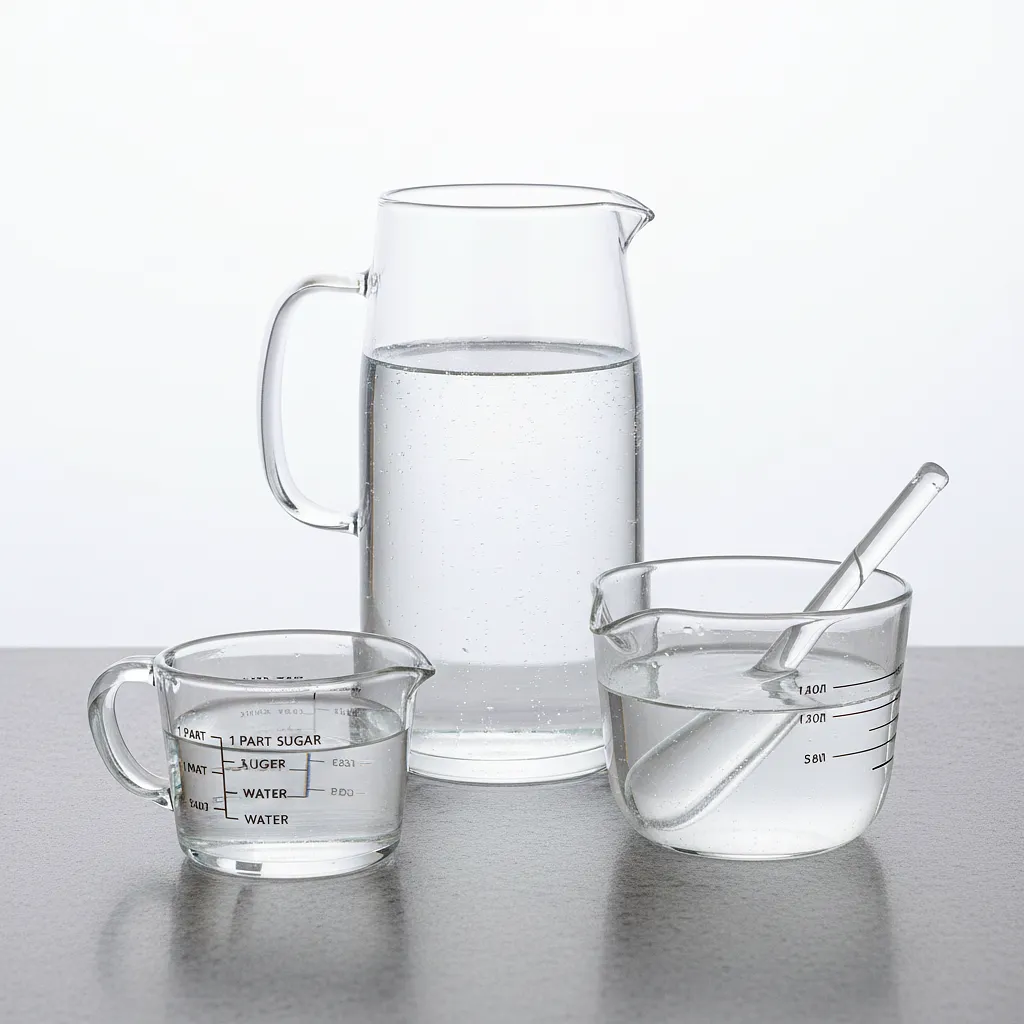 Water (optional — for syrup 1:1)