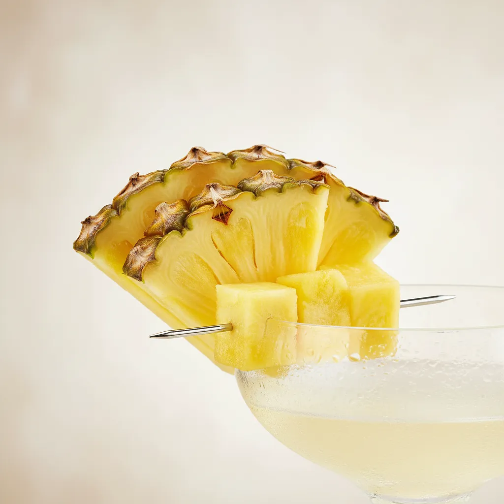 Pineapple leaves for decoration (optional)