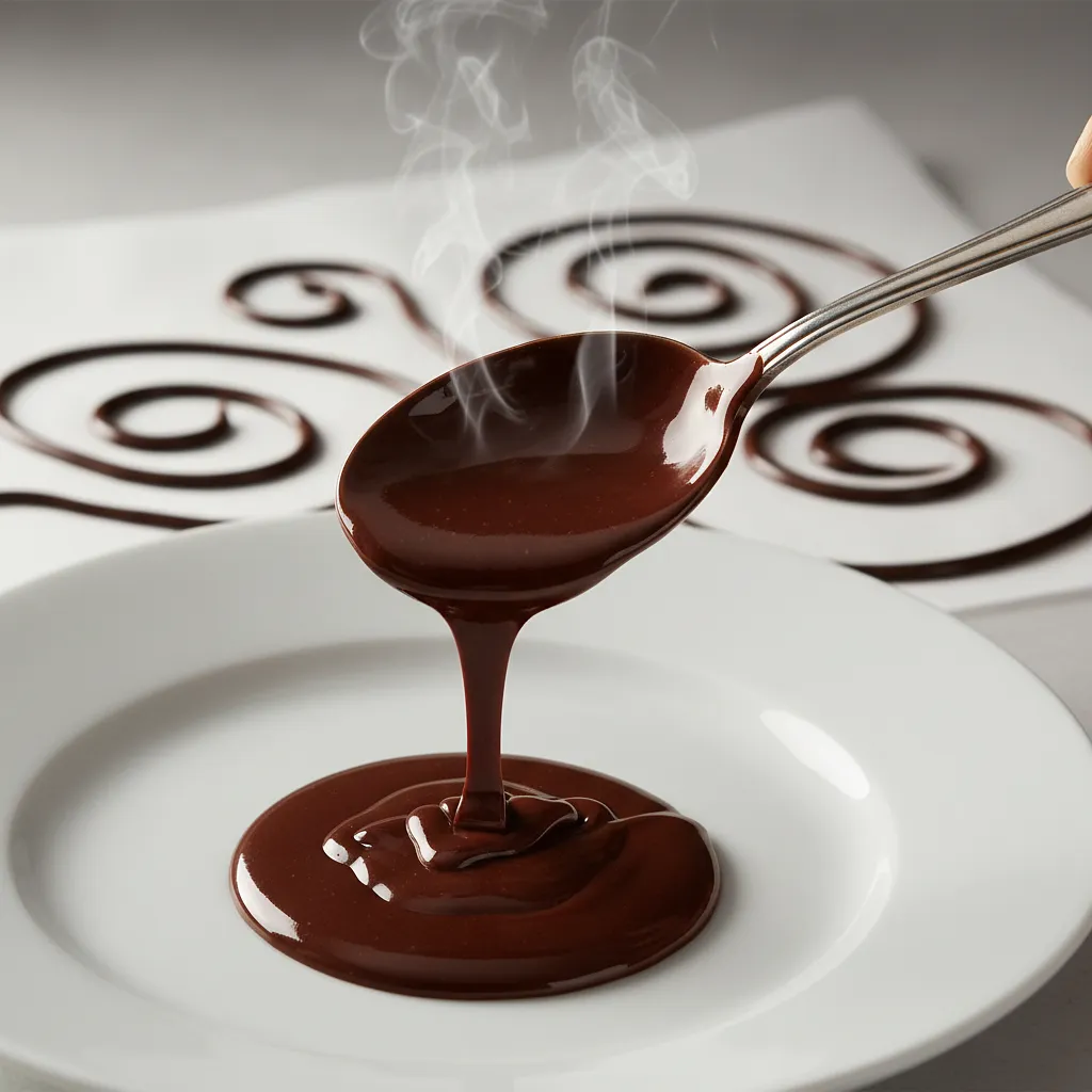 Dark chocolate (for drizzling)