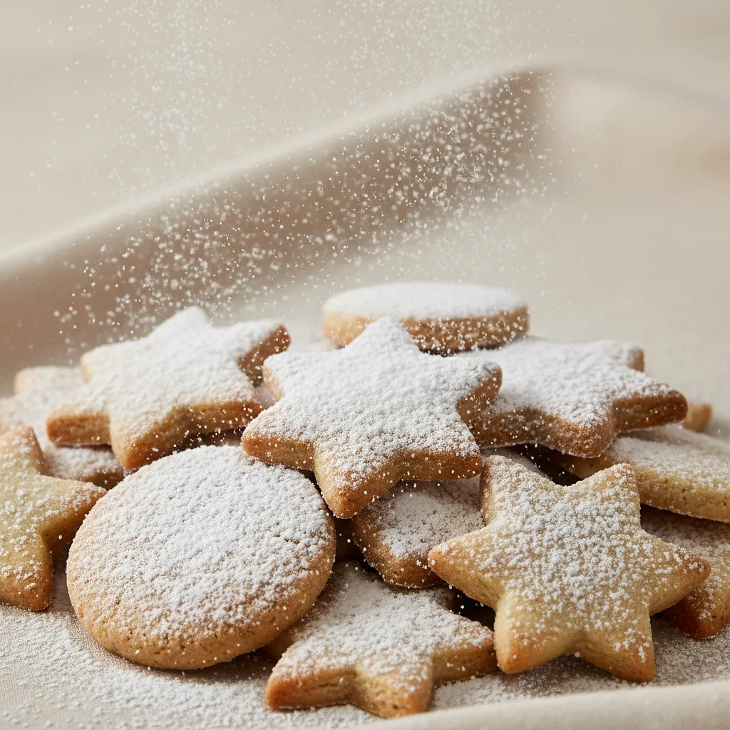 Powdered sugar for dusting