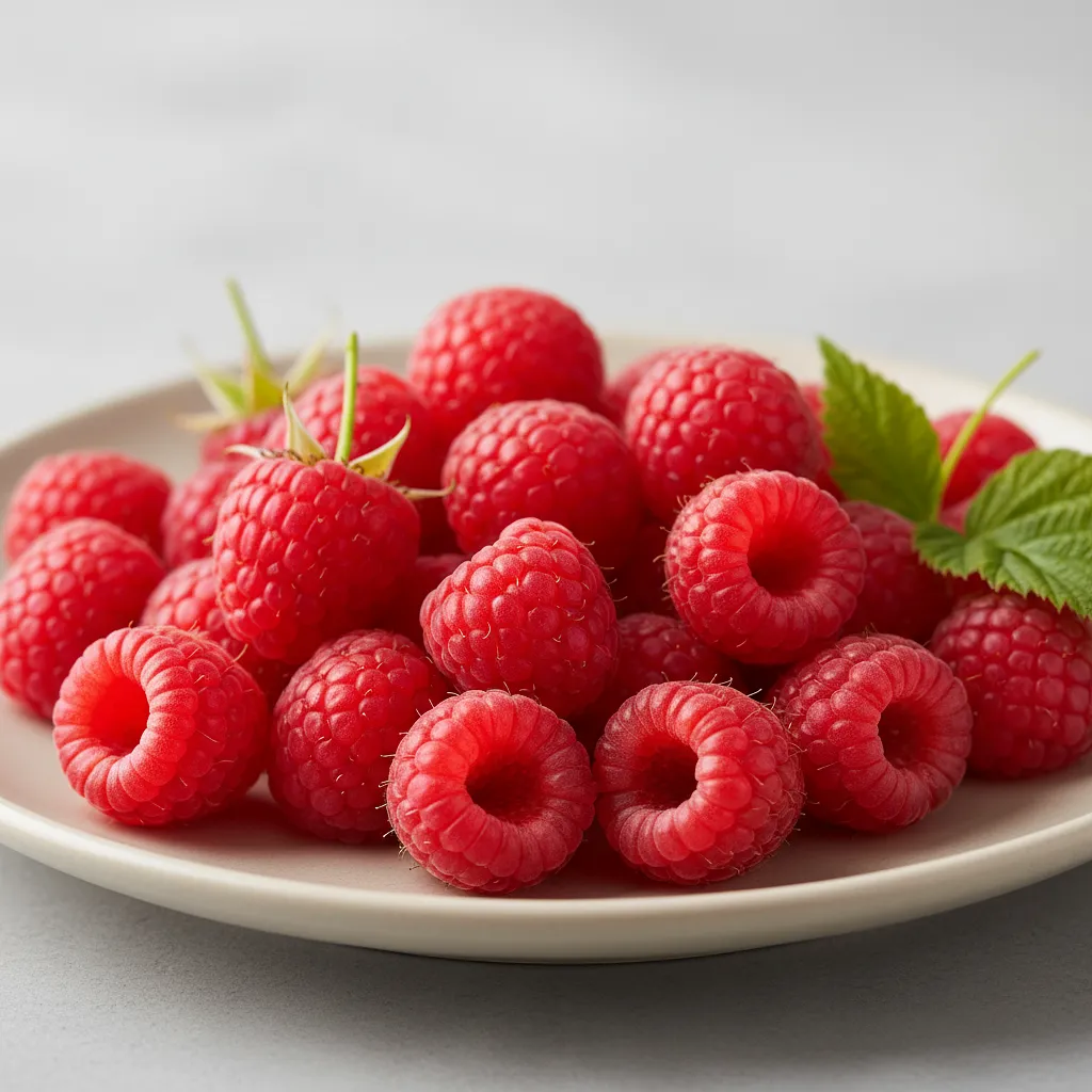 Raspberries (fresh, for decoration)