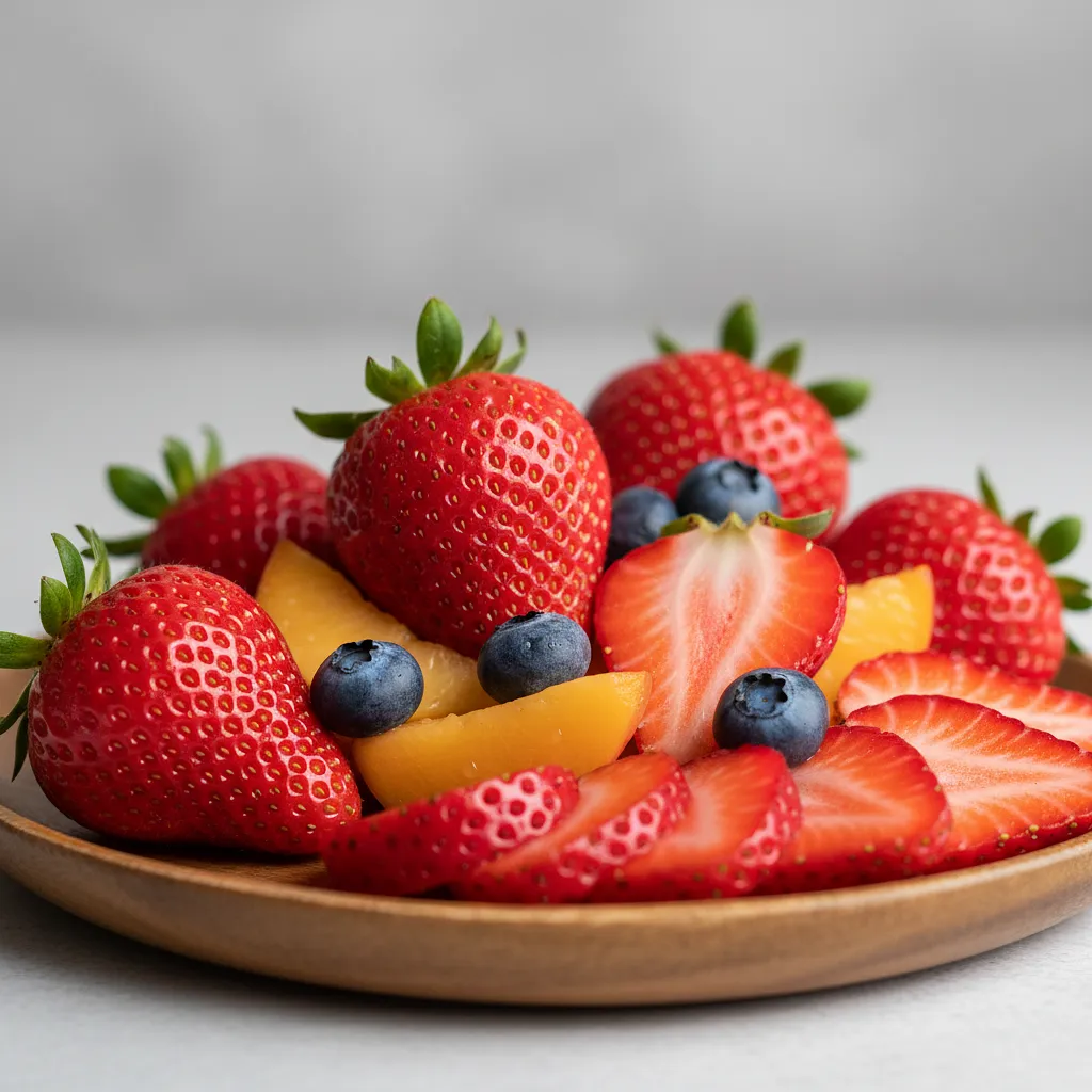 Świeże truskawki do dekoracji