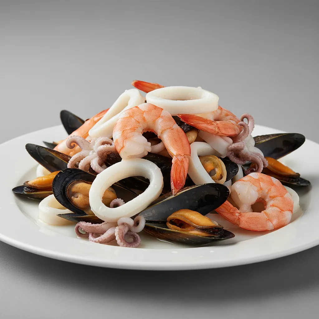 Seafood mix (shrimp, squid, mussels)