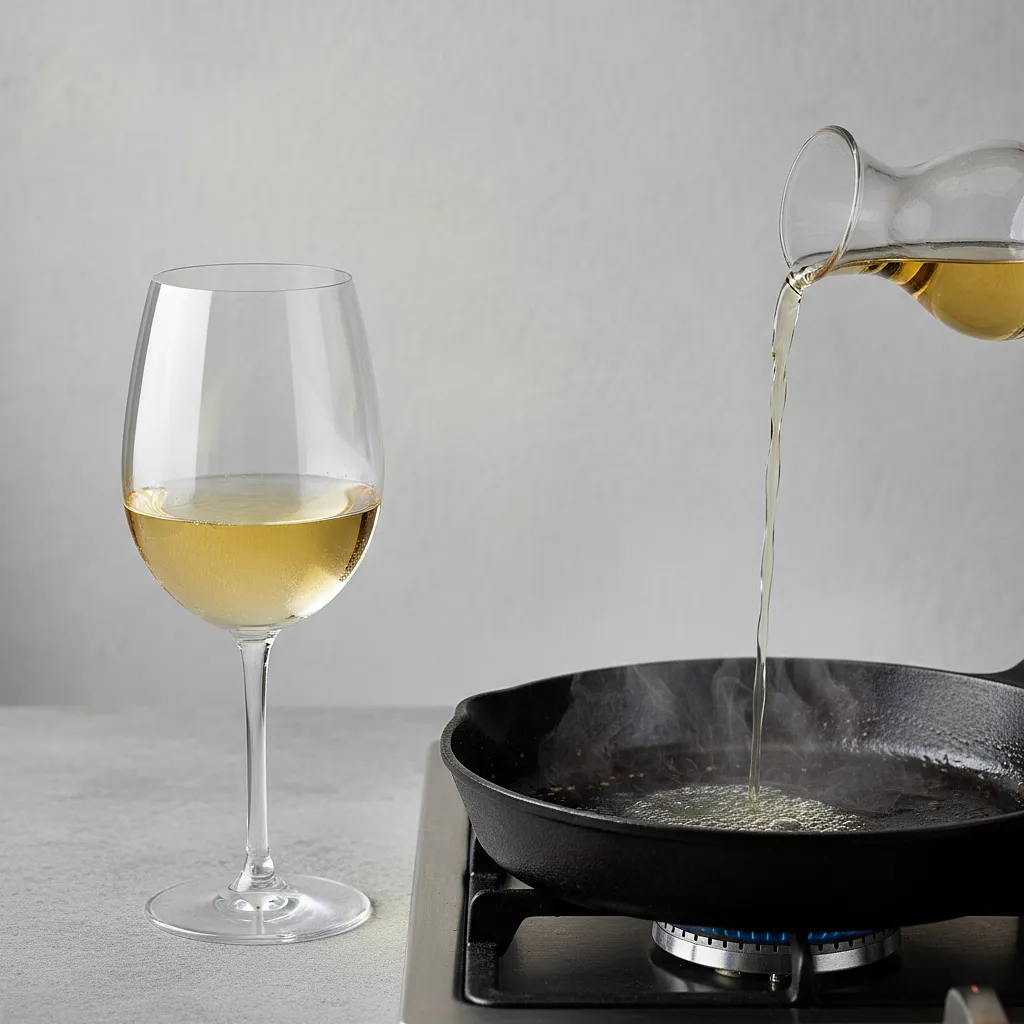 Dry white wine (optional)