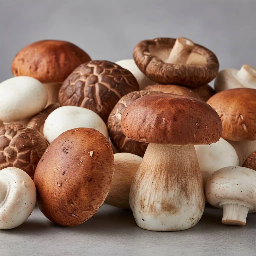 Mieszanka świeżych grzybów (borowik/shiitake/pieczarka)