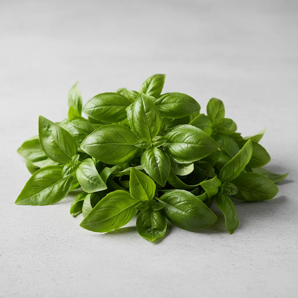 Fresh basil leaves