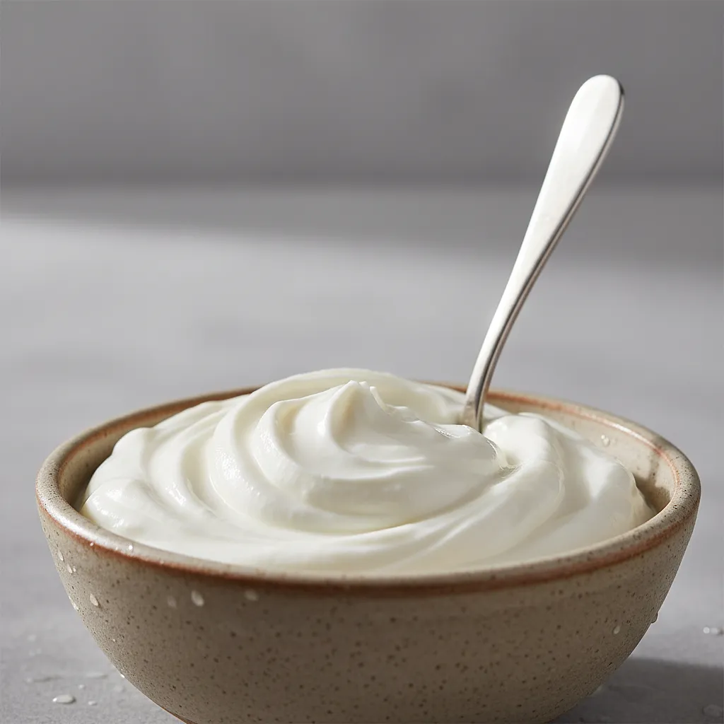 Thick natural yogurt (Greek)