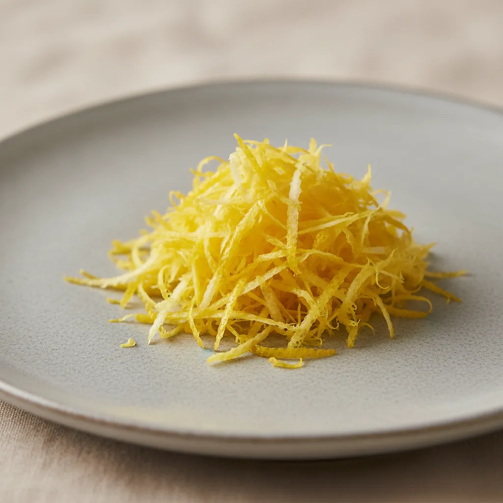 Lemon zest (grated) (optional)