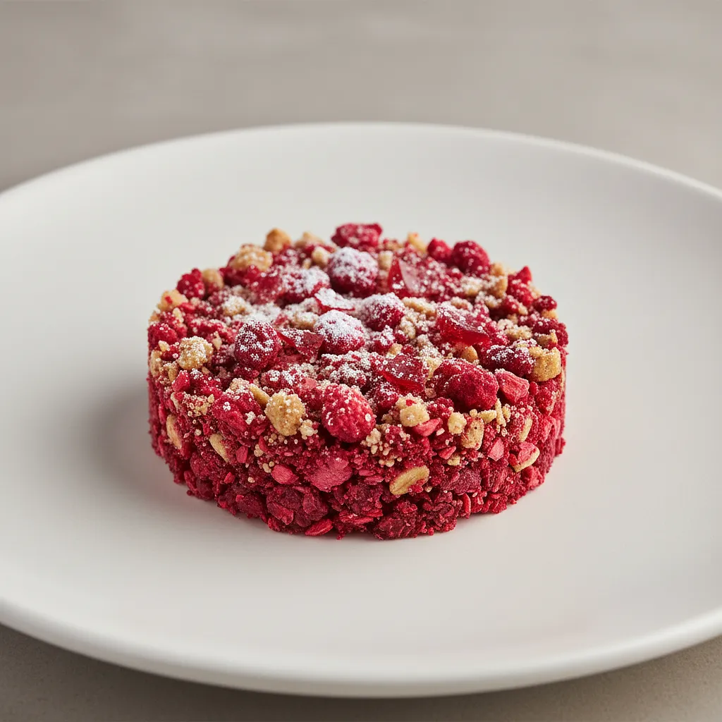 Freeze-dried raspberry (topping)