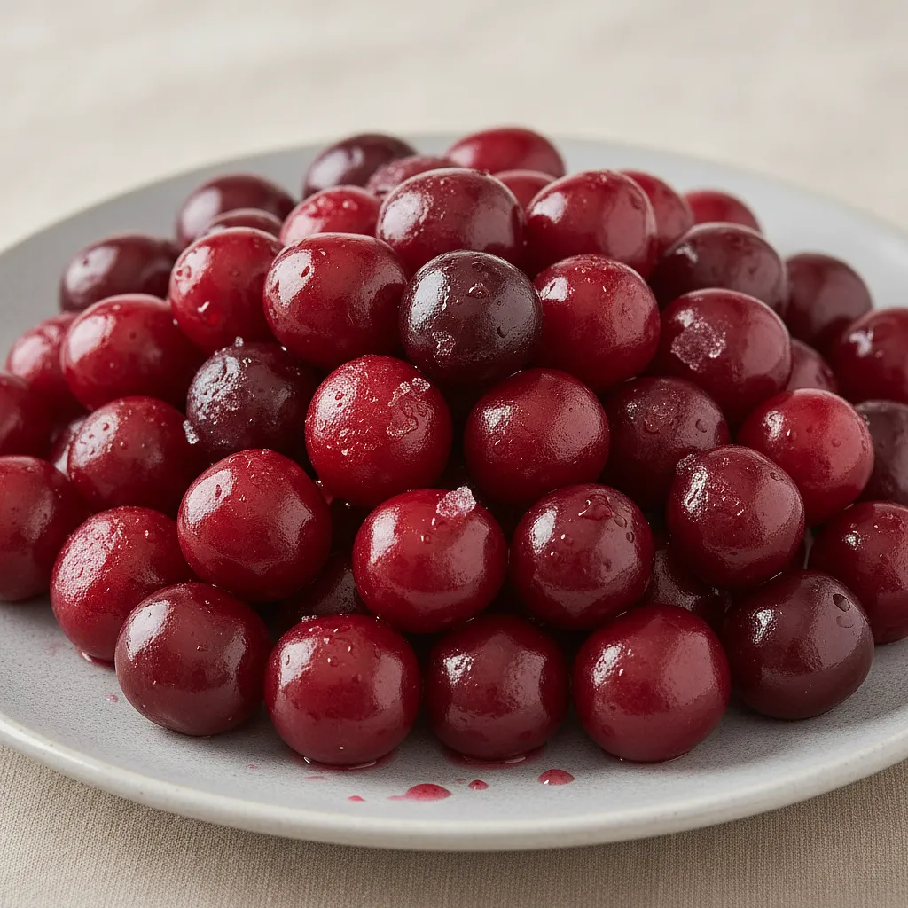 Cherries (pitted, fresh or frozen)