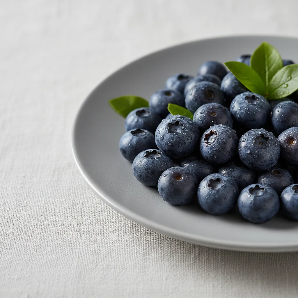 Fresh blueberries