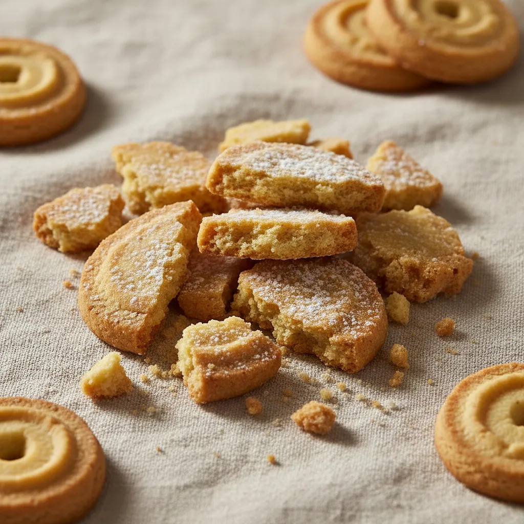 Butter cookies (for the base, optional)
