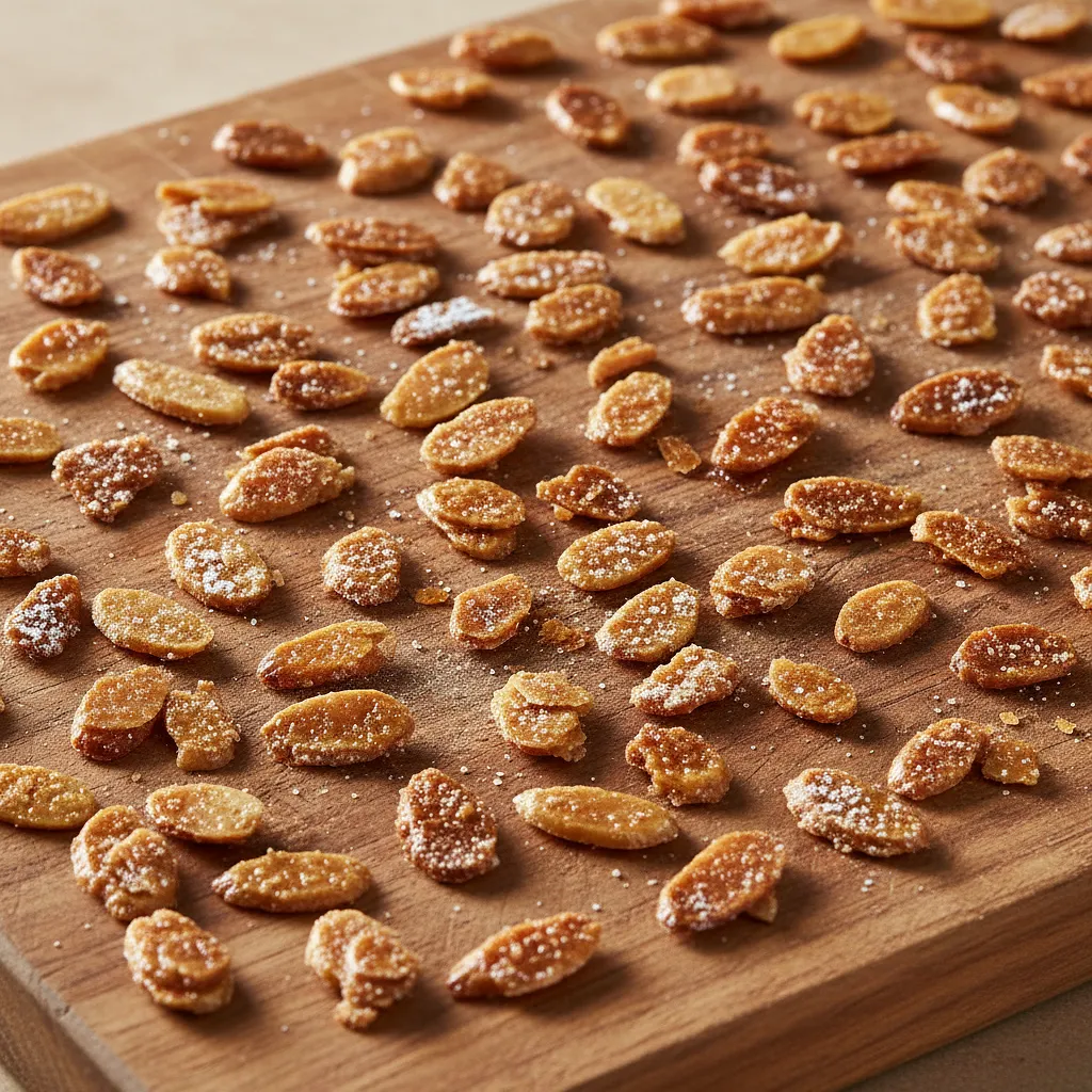 Toasted almond flakes (topping, optional)