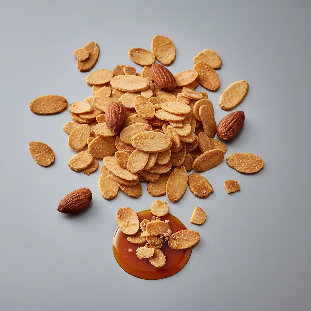 Toasted almond flakes
