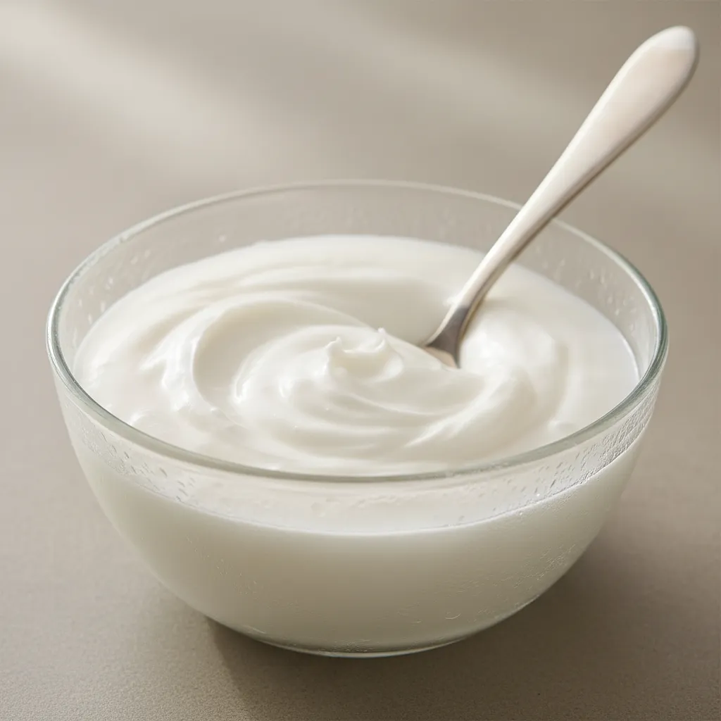 Coconut cream (the fatty part from a can of coconut milk)