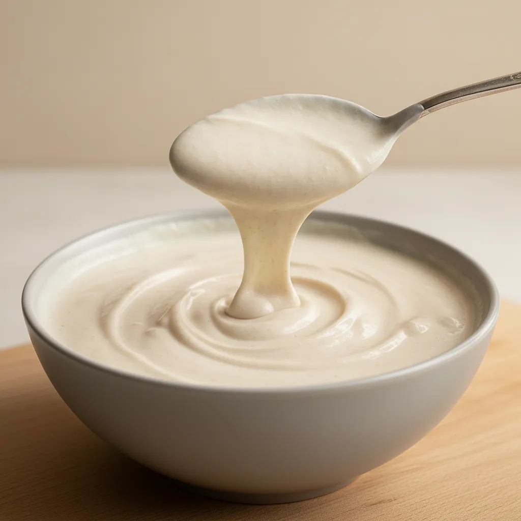 Śmietana roślinna (np. sojowa lub owsiana)