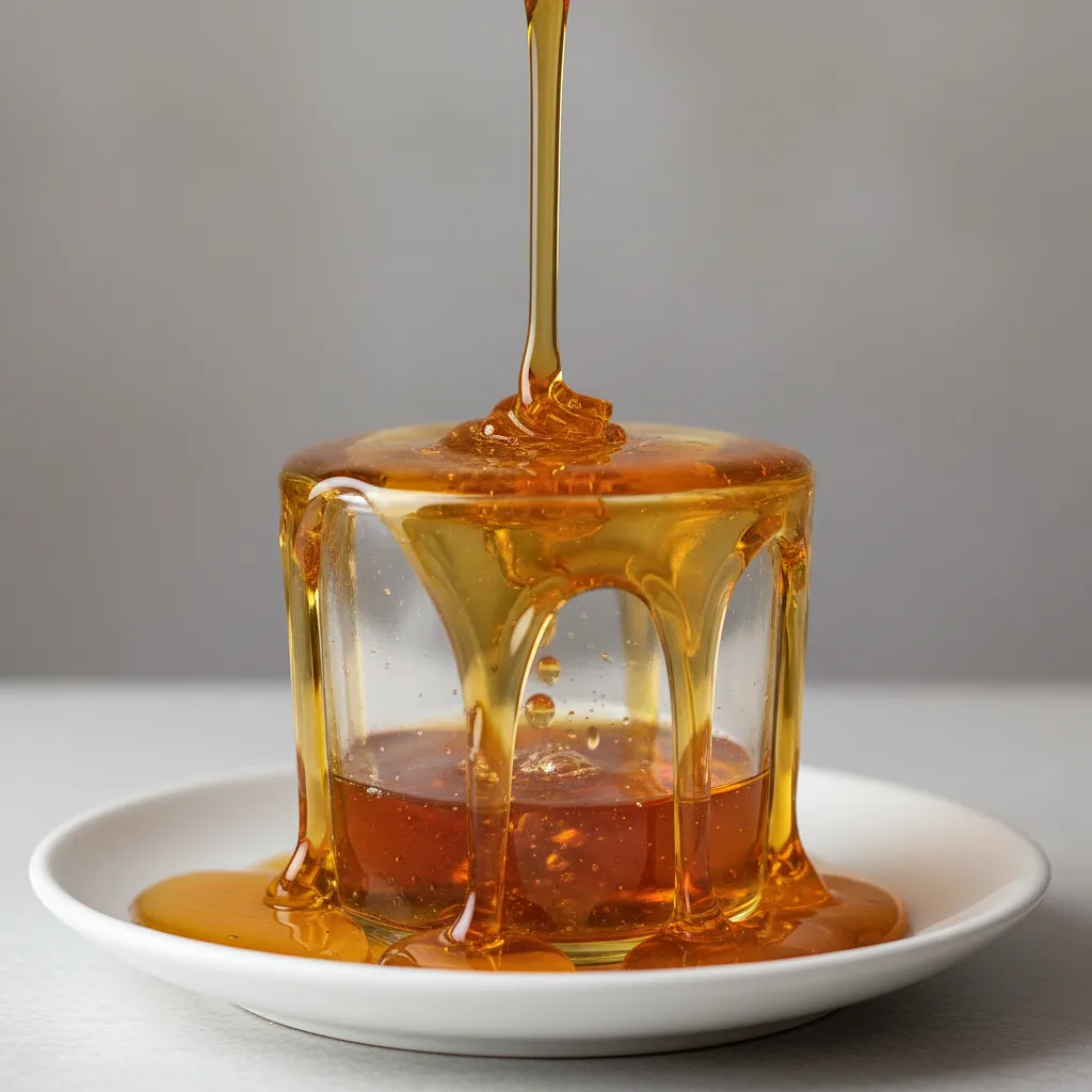Maple syrup (or plant-based honey/dissolved sugar)