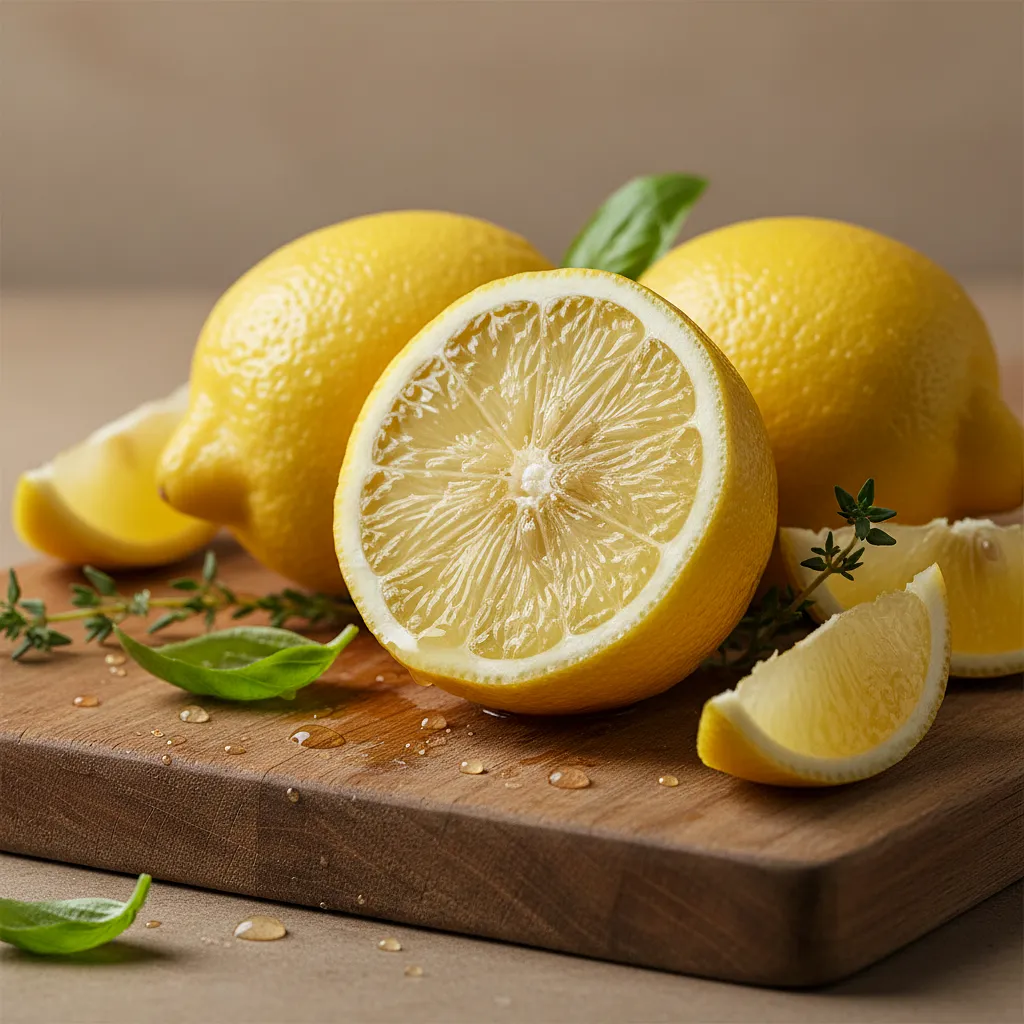 Lemon (with peel and juice)