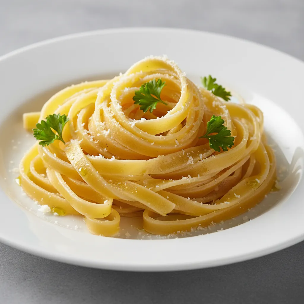 Pasta (e.g. spaghetti or tagliatelle)