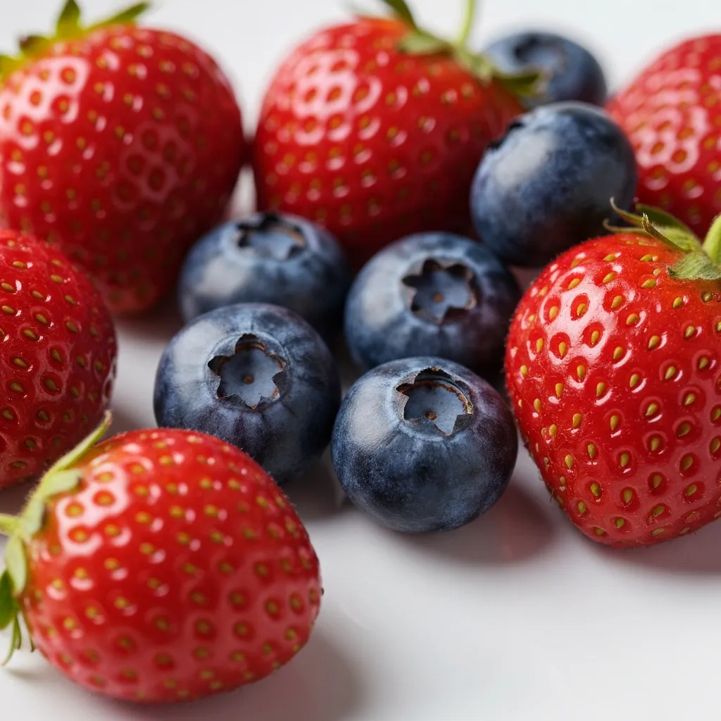 Mixed fruits (strawberries/blueberries)