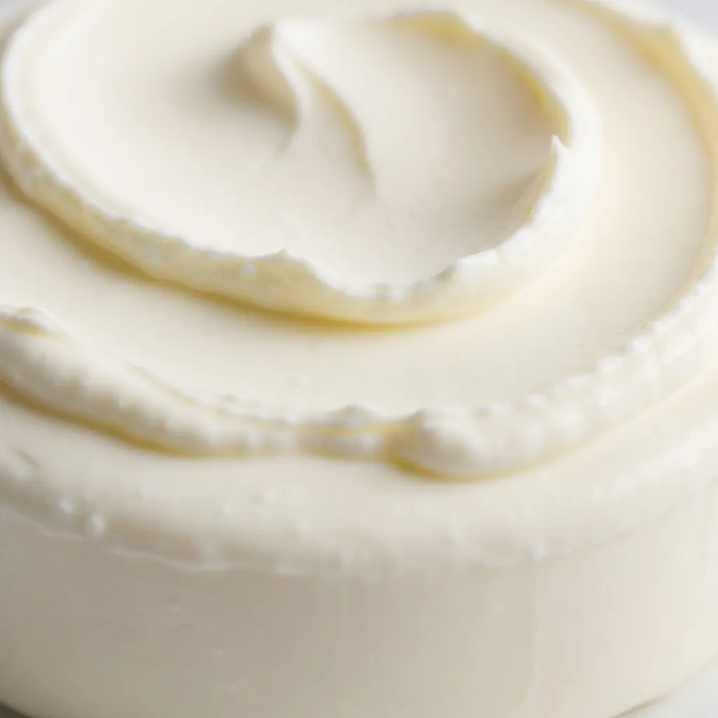 Cream cheese (e.g. Philadelphia)