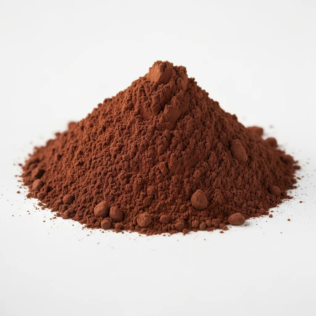 Cocoa powder for coating
