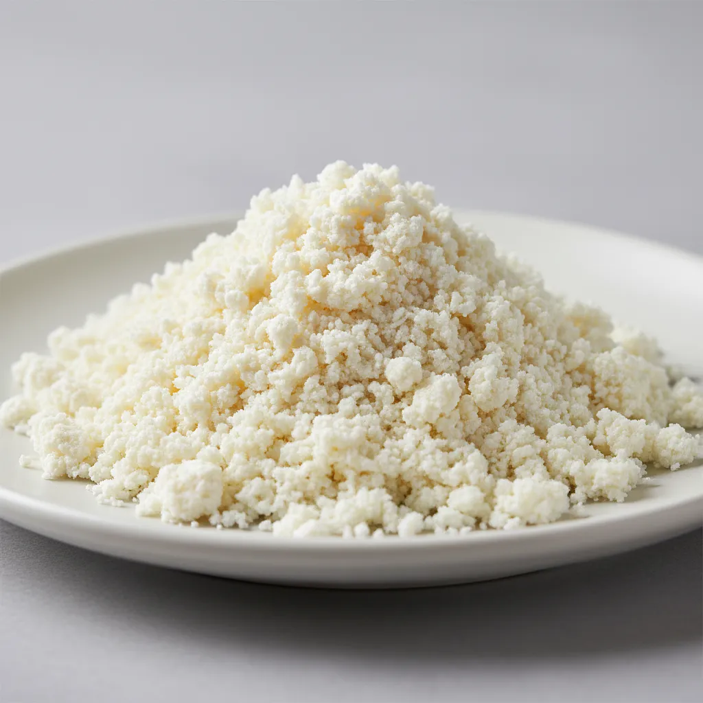 Cottage cheese for cheesecake, ground