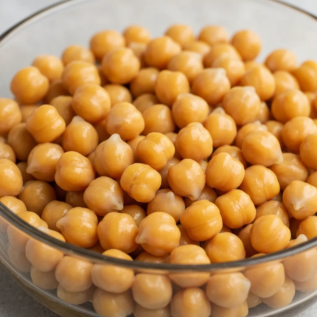 Cooked chickpeas