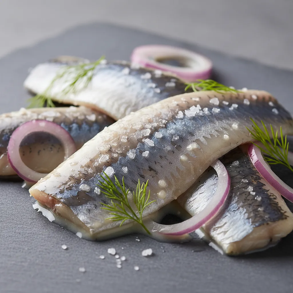 Matjes herring (fillet of salted herring)